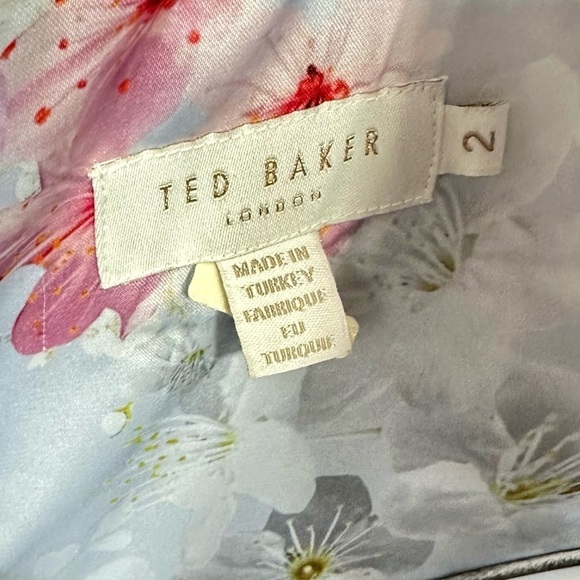 Ted Baker London grey Radiiad sheath dress size 2 - Picture 6 of 12